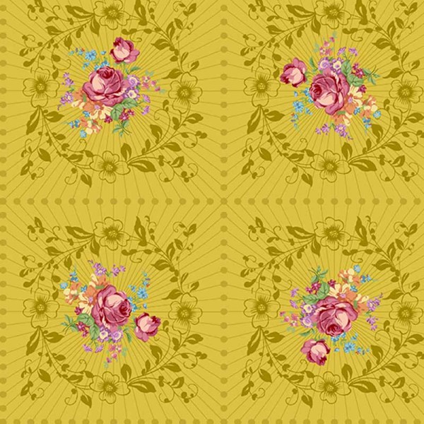 Nonna Wreath Mustard (A-9873-Y) von Giucy Giuce