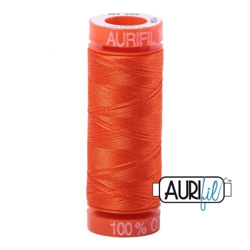Aurifil Baumwollgarn 50wt 1104 Neon Orange (200 m)