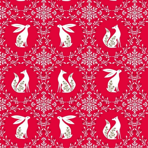 Starlit Hollow Red Animal Wreaths (SHOL1650) von Dashwood Studio
