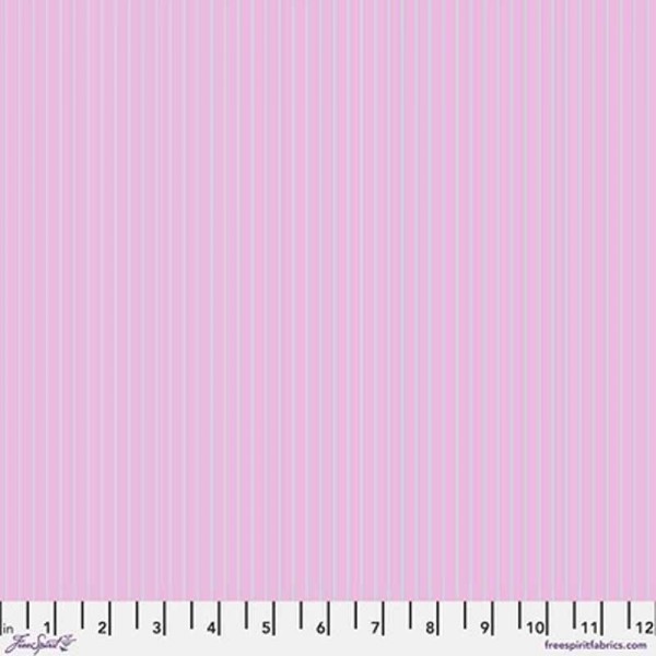Tula Pink True Colors Tiny Stripes Petal (PWTP186-Petal) von Free Spirit