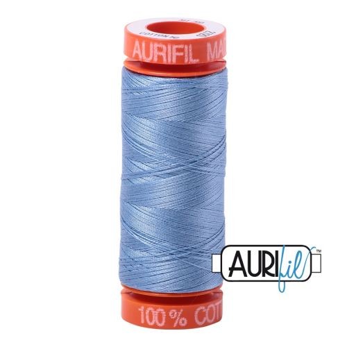 Aurifil Baumwollgarn 50wt 2720 Light Delft Blue (200 m)