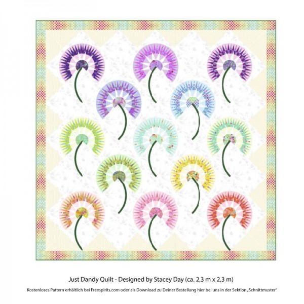 Just Dandy Quilt Pattern von Tula Pink Kostenloser PDF Download