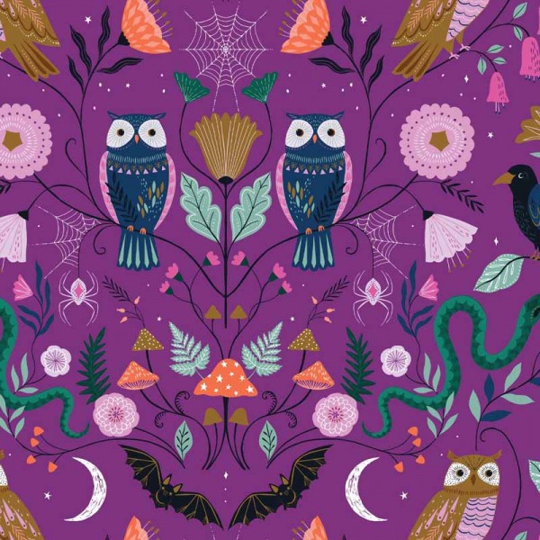 Twilight Owls Purple (TWIL2114) von Dashwood Studio